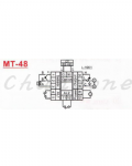 陽明電機 MT系列-48*48*100 FUZZY+PID 微電腦式溫度控制器 MT48-R/MT48-V/MT48-L