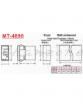 陽明電機 MT系列-48*48*100 FUZZY+PID 微電腦式溫度控制器 MT4896-R/MT4896-V/MT4896-L