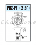 陽明電機 PRZ系列-2.5吋盤面型 盤面數位壓力表 PRZ-PF-□□ series
