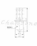 天得科技 積層式警示燈 LED燈泡 S15-L5□□