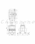 山河電機 SC系列-盤內3P/4P 電源專用開關 SC-88-33/SC-88-44