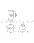 山河電機 SC系列-盤內3P/4P 電源專用開關 SC-88-33/SC-88-44