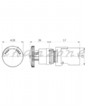 山河電機 ø22.25.30歐式-分離型系列 寸動復歸連鎖式押扣開關 SHAF-223