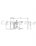 山河電機 ø22.25.30歐式-分離型系列 復歸式照光開關 SHAI-221/222/224/225/301
