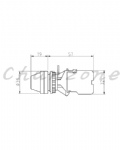 山河電機 ø22.25.30歐式-分離型系列 信號燈 SHAP-221/222/223/224/225/226