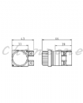 山河電機 ø22.25.30歐式-分離型系列 信號燈 SHAP-221/222/223/224/225/226