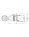 山河電機 ø22.25.30-SHB系列 錐型信號燈 SHBP-221/SHP-221T