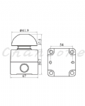 山河電機 ø22.25.30-SHD系列 拍拉式急停開關 SHDF-227