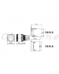 山河電機 ø22-SHD系列/金屬固定圈接點座B型、D型共用 照光押扣/押扣開關 SHDIT-221G/SHDT-221G