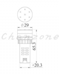 山河電機 ø22.25.30-SHD系列 蜂鳴器/閃光蜂鳴器 SHDZ-221/221L