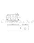 山河電機 ø22系列 一孔~五孔防水控制盒 SRV-22-30-1~5
