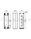 山河電機 ø22系列 一孔~五孔防水控制盒 SRV-22-50-1~5
