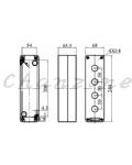 山河電機 ø22.25.30歐式-分離型系列 一孔~五孔組合防水盒 SRV-22-50-1/2/3/4/5