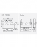 陽明電機 SSR-M/P系列-機板型/單相DC to AC 固態模組 SSR-M01DA/P03DA