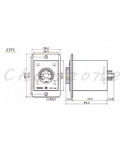 陽明電機 STP系列-盤面式 多範圍延時計時器 STPY-M1/M3/M6/M1H/M3H/M6H