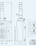 天得科技 直接式吊車按鈕開關 THS-213□/THS-213L□