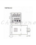 陽明電機 TMP-□D系列-盤面式 微電腦數字型延時計時器 TM48-4D