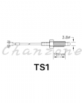 陽明電機 TS系列-螺絲型 感溫棒測溫體 TS1