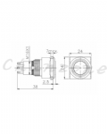 天得科技 Ø16m/m埋入式按鈕開關 TTR16-ABBR/MBBR