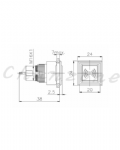 天得科技 Ø16m/m埋入式蜂鳴器/蜂鳴指示燈 TTR16-BILBS