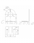 天得科技 旋轉/閃光警示燈 L型固定架 TWR10H
