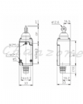 天得科技 小型立式限動開關 TZ-1122
